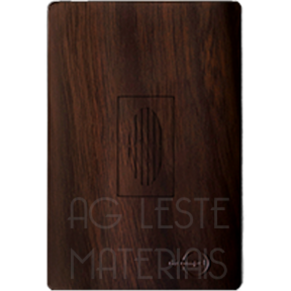 Conjunto Campainha Cigarra Bivolt 4x2 - Novara Especiais Tabaco